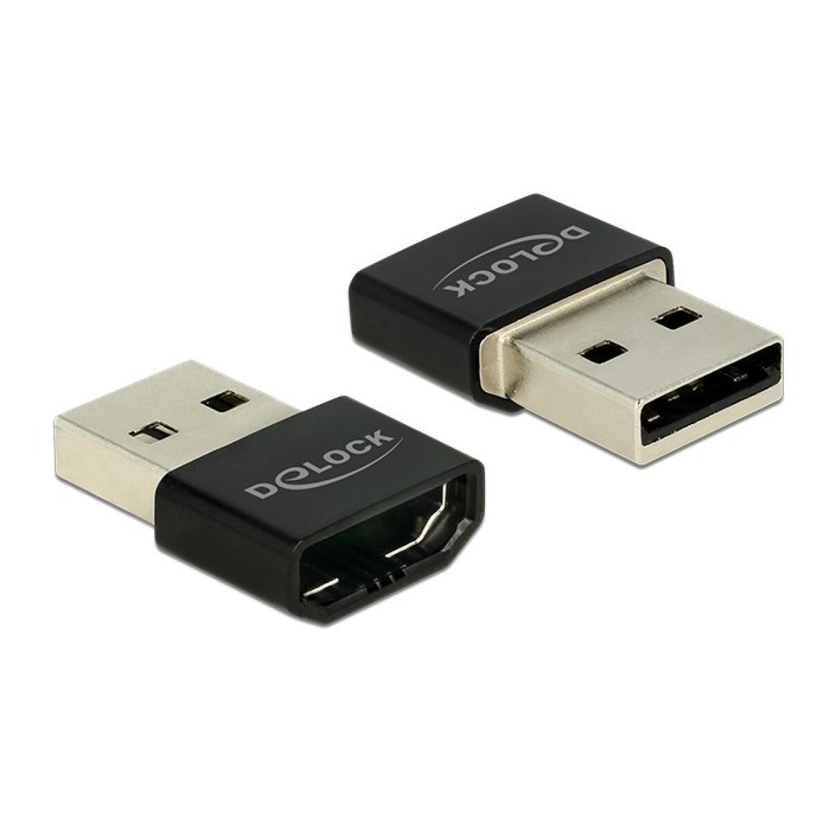 65680 DELOCK αντάπτορας USB σε HDMI-A θηλυκό 65680, μαύρος - Image 1