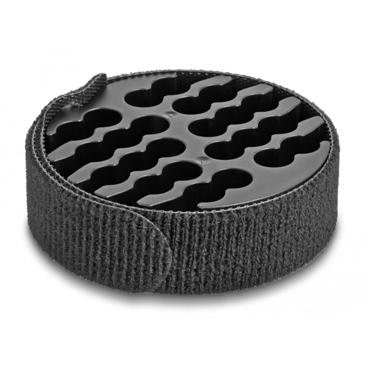 DELOCK οργανωτής καλωδίων 66057 με δεματικό τύπου velcro, 24 καλωδίων - Image 1
