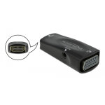 DELOCK αντάπτορας HDMI σε VGA 66560, με audio, 1080p/60Hz, μαύρος - Image 2