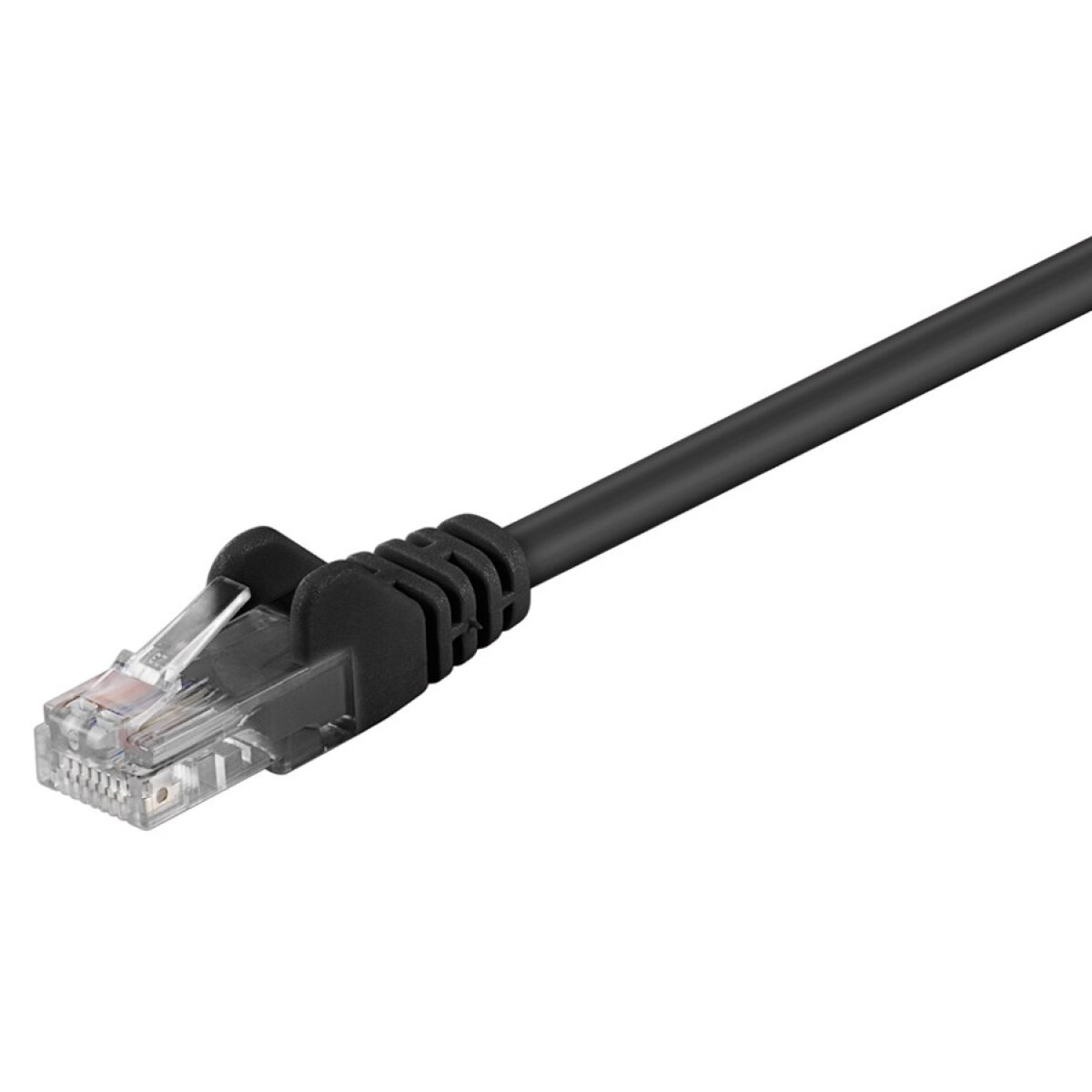 68649 GΟOBAY καλώδιο δικτύου 68649, CAT 5e U/UTP, CCA, PVC, 3m, μαύρο - Image 1