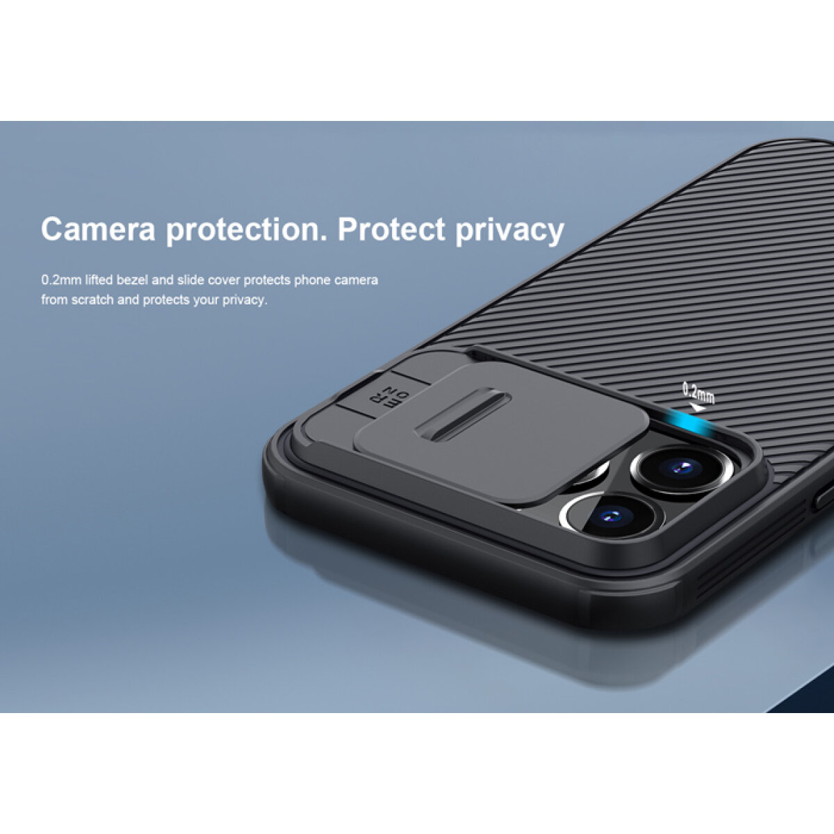 NILLKIN θήκη CamShield Pro για Apple iPhone 13 Pro, μαύρη - Image 2