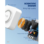 LDNIO σταθμός φόρτισης AW004, USB-C/3x USB/wireless, 32W, PD/QC, λευκός - Image 8