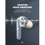 LDNIO earphones με θήκη φόρτισης T01, True Wireless, HiFi, Φ10mm, χρυσά - Image 8