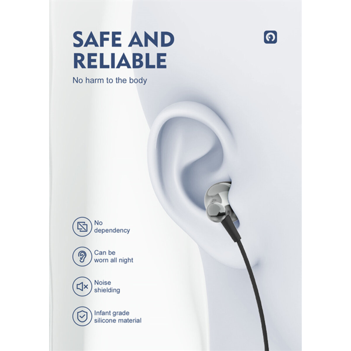6933138600702-1 LDNIO earphones με μικρόφωνο HP08, 3.5mm σύνδεση, Φ13mm, 1.2m, γκρι - Image 2