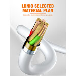 LDNIO καλώδιο USB-C σε USB-C LC602C, 100W PD, 2m, γκρι - Image 4