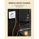 LDNIO καλώδιο USB-C σε USB-C LC122C, 65W PD, 2m, λευκό - Image 4