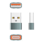 LDNIO αντάπτορας USB σε USB-C LC150, αρσενικό σε θηλυκό, γκρι - Image 7