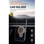 LDNIO ασύρματος φορτιστής & βάση αυτοκινήτου MA20, 15W, μαύρο - Image 4