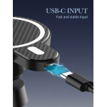 LDNIO ασύρματος φορτιστής & βάση αυτοκινήτου MA20, 15W, μαύρο - Image 5