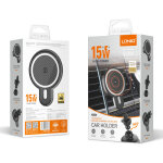 LDNIO ασύρματος φορτιστής & βάση αυτοκινήτου MA20, 15W, μαύρο - Image 8
