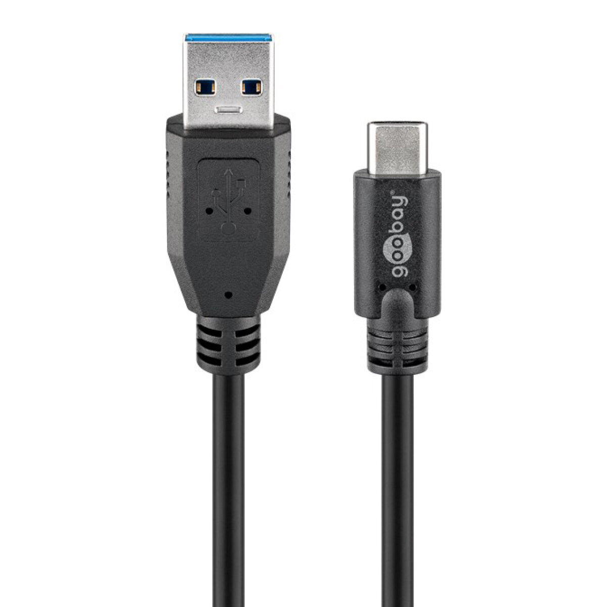73141 GOOBAY καλώδιο USB σε USB-C 73141, 15W, 5Gbps, 3m, μαύρο - Image 1