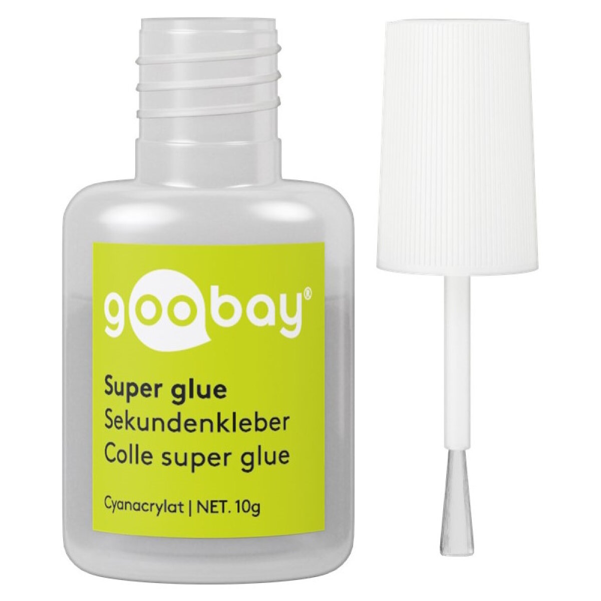 77017-1 GOOBAY κόλλα Super Glue με πινέλο 77017, 10g - Image 1