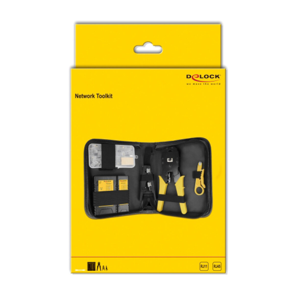 DELOCK σετ εργαλείων δικτύου 86696, για καλώδια RJ45 & RJ11 - Image 3