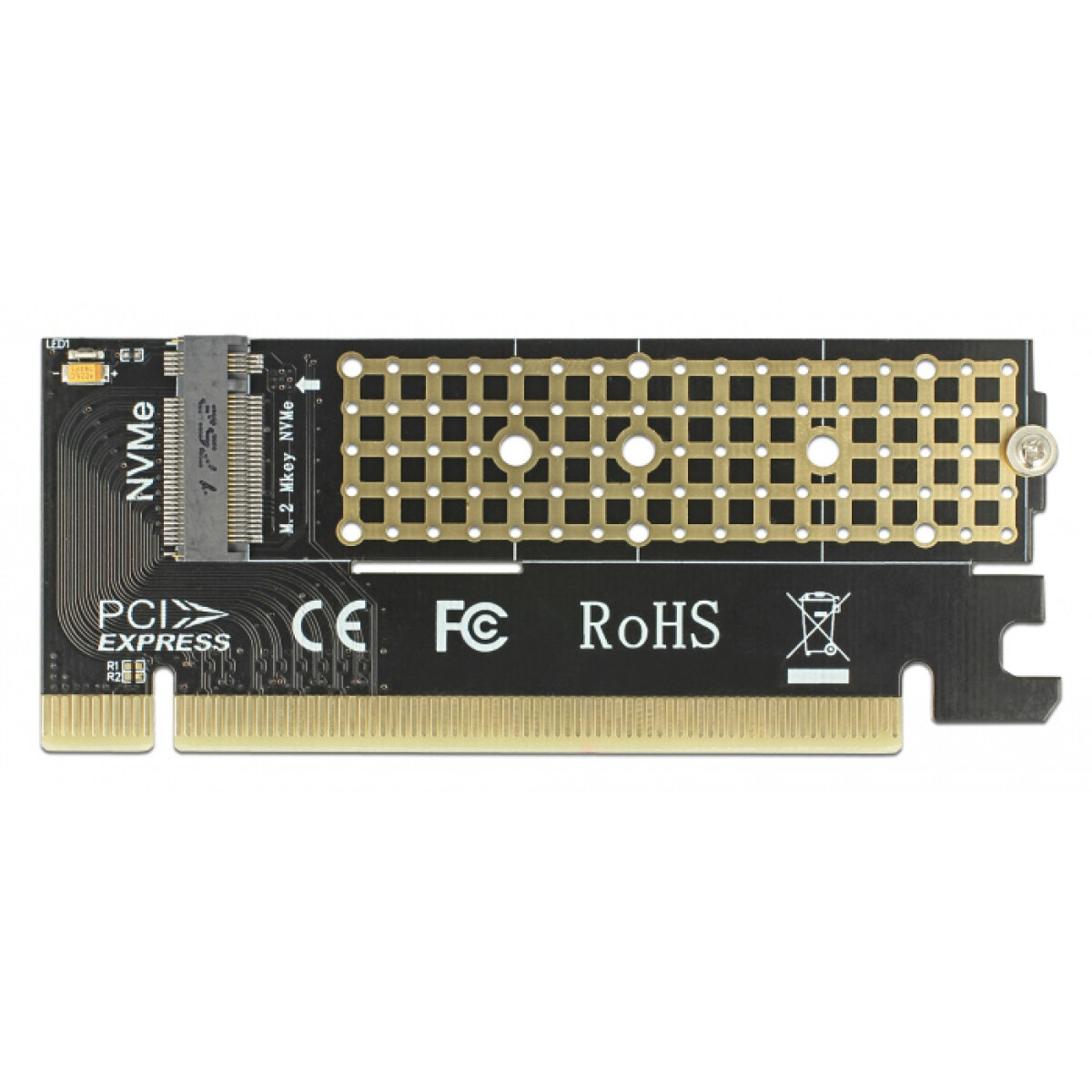 DELOCK Κάρτα Επέκτασης PCIe x16 σε NVMe M.2 Key M - Image 2