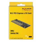 DELOCK Κάρτα Επέκτασης PCIe x16 σε NVMe M.2 Key M - Image 4