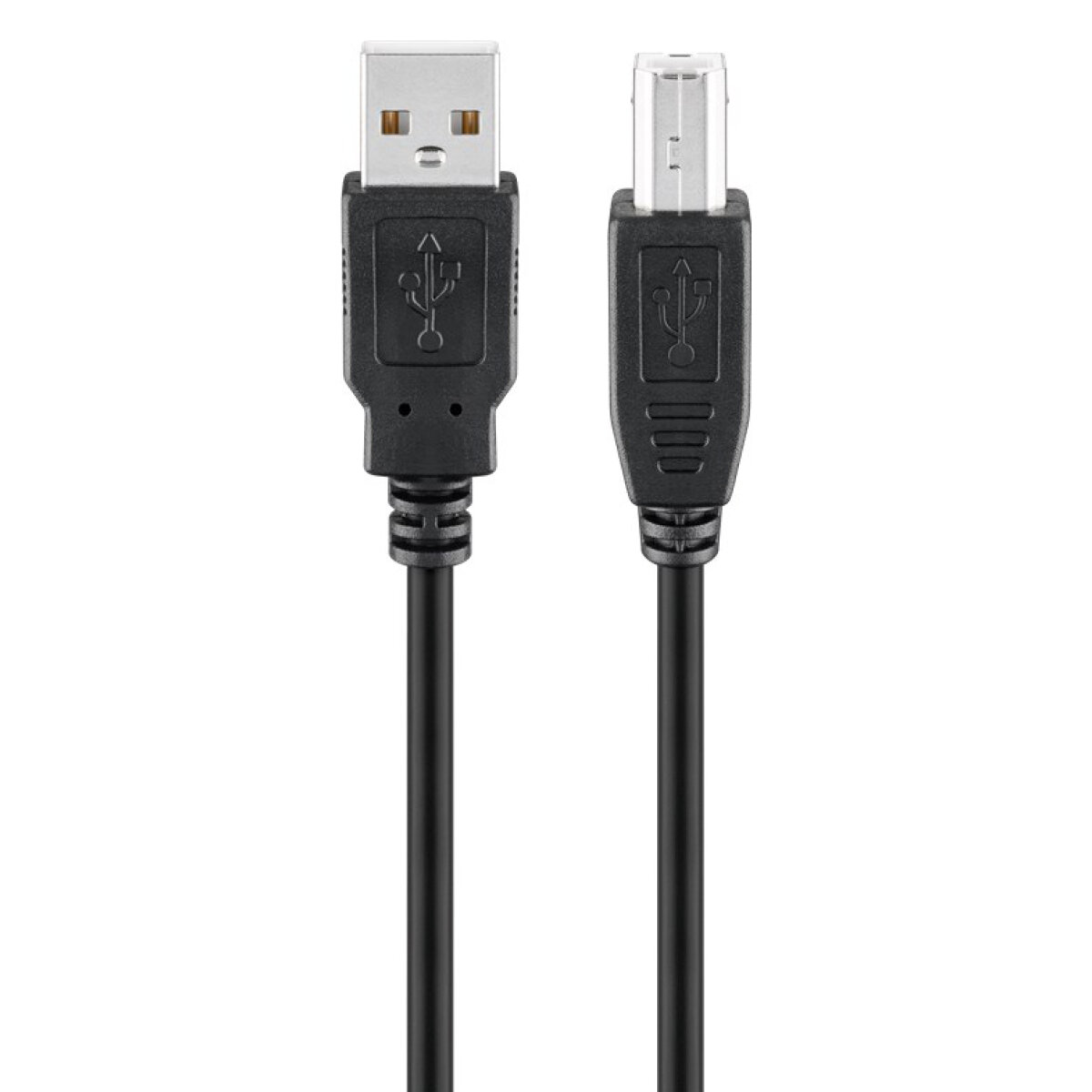 93596 GOOBAY καλώδιο USB 2.0 σε USB Type B 93596, 1.8m, μαύρο - Image 1
