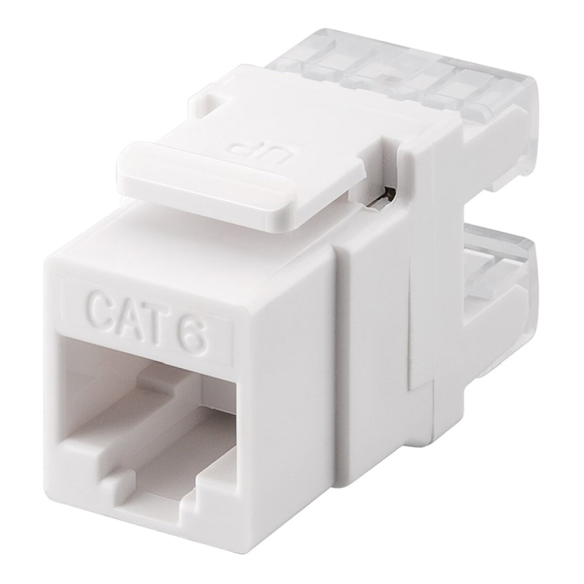 95740 GOOBAY Keystone module RJ45 CAT 6 95740, UTP, 250MHz, λευκό - Image 1