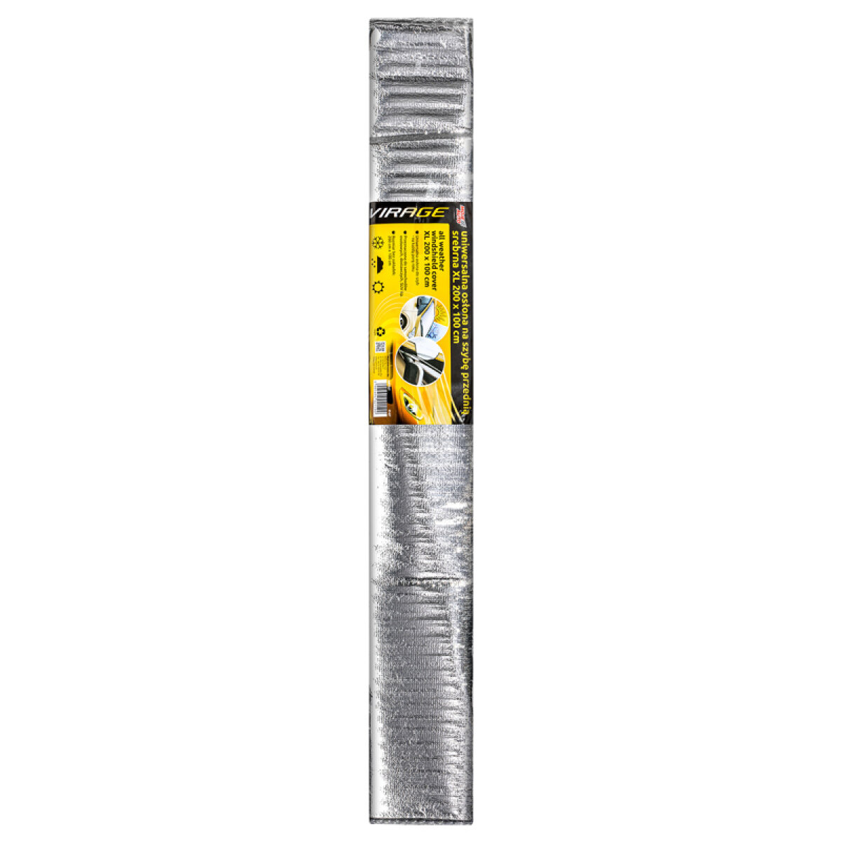 MOJE AUTO ηλιοπροστασία παρμπρίζ αυτοκινήτου 97-027, εξωτερική, 200x100cm - Image 2