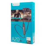 CELEBRAT earphones A20 με μαγνήτη, Bluetooth, 10mm, 70mAh, μαύρα - Image 4