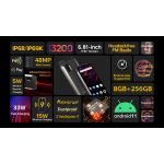 ULEFONE smartphone Power Armor 13, 6.81", 8/256GB, 13200mAh, IP68/IP69K, μαύρο - Image 5