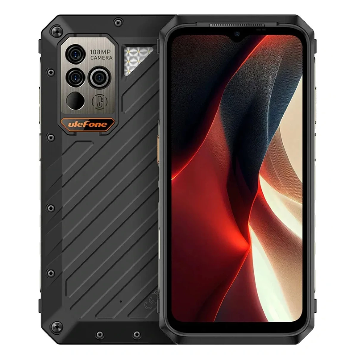 ULEFONE smartphone Power Armor 18 Ultra, 6.58", 12/512GB, 5G, 9600mAh, IP68/IP69K, μαύρο - Image 1