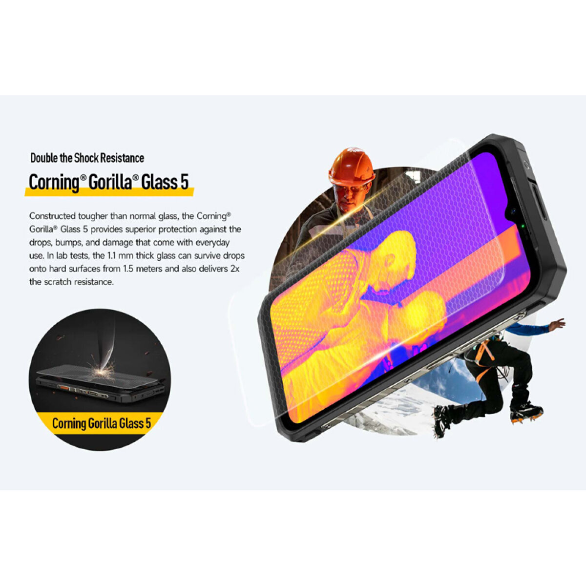 ULEFONE smartphone Power Armor 19T, 6.58", 12/256GB, 9600mAh, IP68/IP69K, μαύρο - Image 8