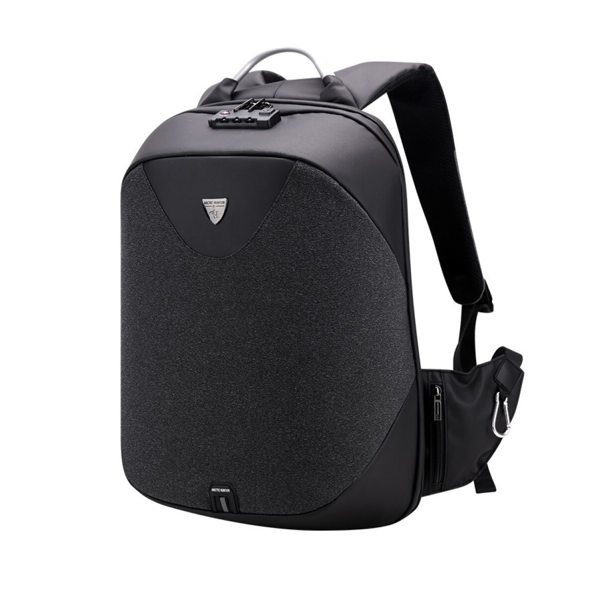 B00208-BK ARCTIC HUNTER τσάντα πλάτης B00208 με θήκη laptop 15.6", λουκέτο TSA, 24L, μαύρη - Image 1