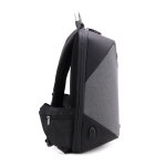 ARCTIC HUNTER τσάντα πλάτης B00208 με θήκη laptop 15.6", λουκέτο TSA, 24L, γκρι - Image 5