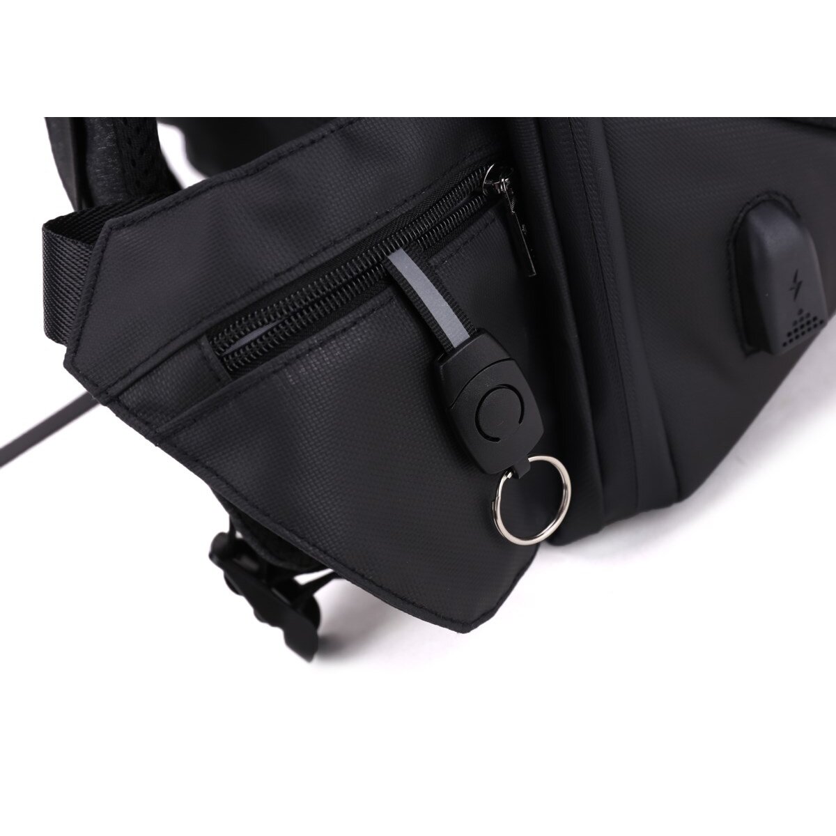 B00208-DG-8 ARCTIC HUNTER τσάντα πλάτης B00208 με θήκη laptop 15.6", λουκέτο TSA, 24L, γκρι - Image 9