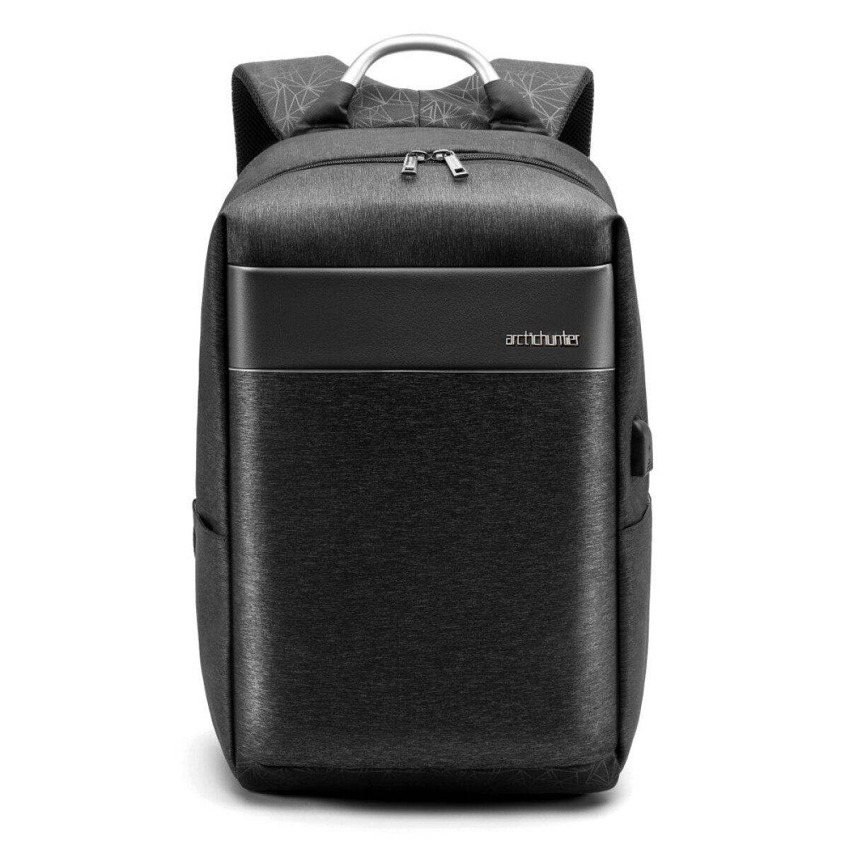 B00218-BK ARCTIC HUNTER τσάντα πλάτης B00218 με θήκη laptop 15.6", USB, 24L, μαύρη - Image 1