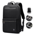 ARCTIC HUNTER τσάντα πλάτης B00410 με θήκη laptop 15.6", πτυσσόμενη, 21L, μαύρη - Image 6