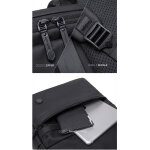 ARCTIC HUNTER τσάντα πλάτης B00536 με θήκη laptop 15.6", 21L, μαύρη - Image 3