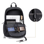 ARCTIC HUNTER τσάντα πλάτης B00536 με θήκη laptop 15.6", 21L, μαύρη - Image 4