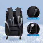 ARCTIC HUNTER τσάντα πλάτης B00559 με θήκη laptop 15.6", 21L, γκρι - Image 4