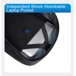 ARCTIC HUNTER τσάντα πλάτης B00559 με θήκη laptop 15.6", 21L, γκρι - Image 5