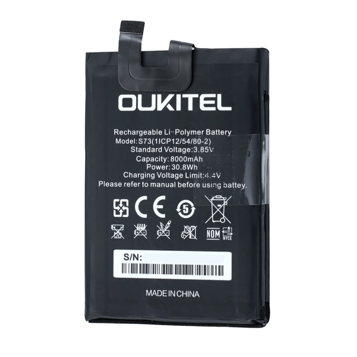 OUKITEL μπαταρία για smartphone WP5 - Image 1