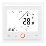 Smart θερμοστάτης πετρελαίου BHT-002-GBLWDB, dual band WiFi, χωνευτός, λευκός