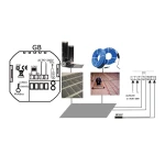 Smart θερμοστάτης πετρελαίου BHT-002-GBLWDB, dual band WiFi, χωνευτός, λευκός - Image 4
