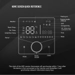 Smart θερμοστάτης πετρελαίου BHT-009GBLW, WiFi, χωνευτός, μαύρος - Image 3