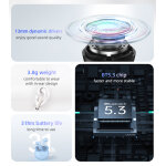 USAMS earphones με θήκη φόρτισης US-YO17, True Wireless, Φ13mm, μωβ - Image 3