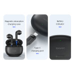 USAMS earphones με θήκη φόρτισης US-YO17, True Wireless, Φ13mm, μωβ - Image 5