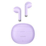 USAMS earphones με θήκη φόρτισης US-YO17, True Wireless, Φ13mm, μωβ