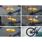 Ανακλαστικό για ζάντες ποδηλάτου BIKE-0032, πορτοκαλί, 2τμχ - Image 2