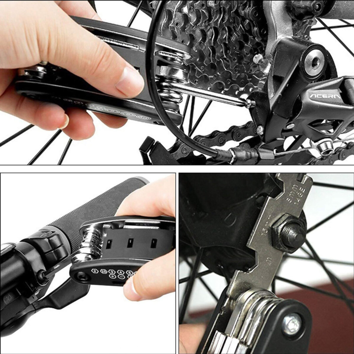 BIKE-0044-1 Πολυεργαλείο ποδηλάτου BIKE-0044, 15 σε 1 - Image 3