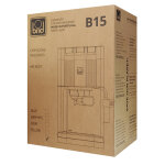 BRIEL μηχανή espresso B15, 20 bar, μπεζ - Image 4