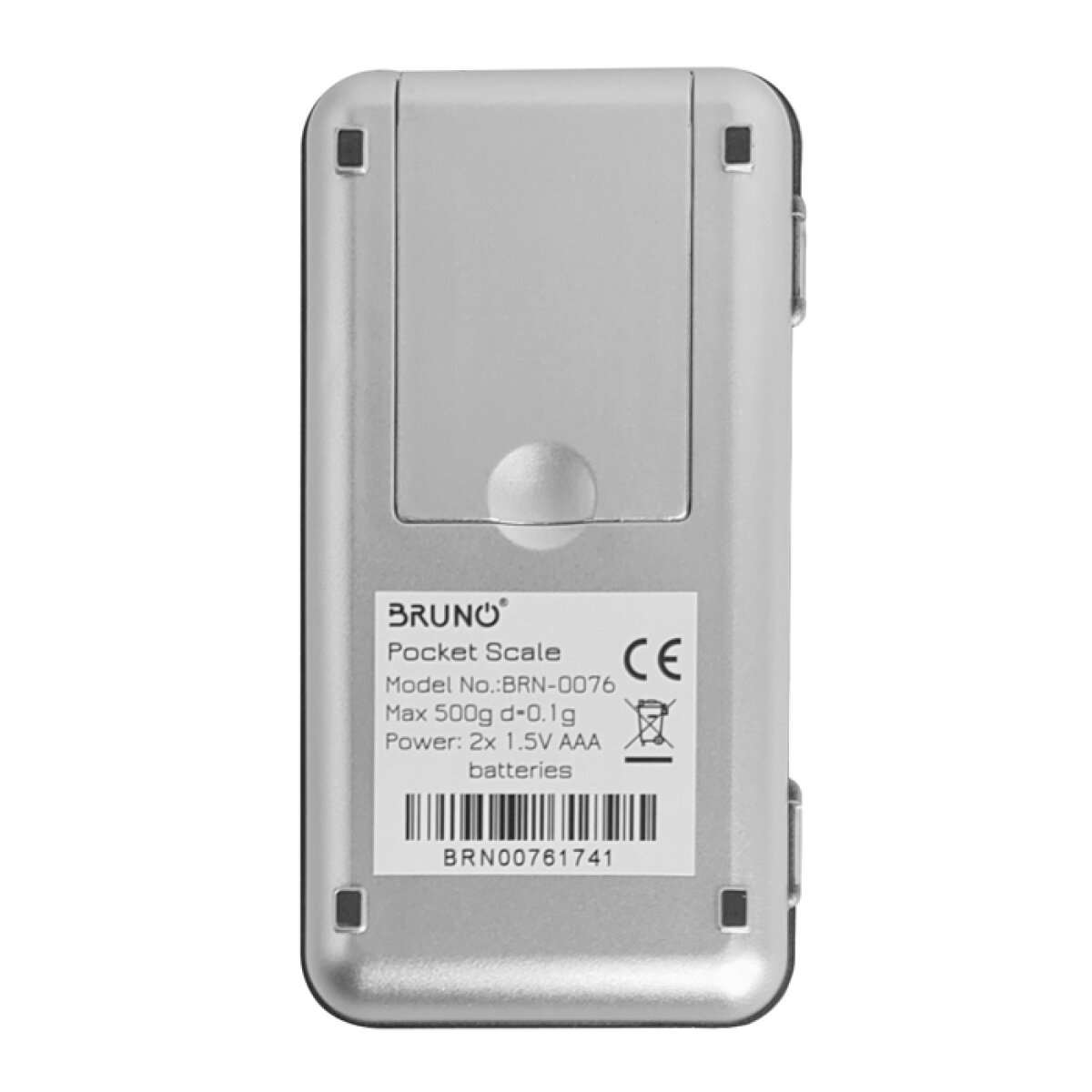BRUNO μίνι ζυγαριά ακριβείας BRN-0076, έως 500g, ασημί - Image 3
