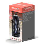 BRUNO ηλεκτρική εντομοπαγίδα BRN-0185 με UV λυχνία, 6W, μαύρη - Image 4