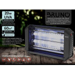 BRUNO ηλεκτρική εντομοπαγίδα BRN-0186 με UV λυχνία, 20W, μαύρη - Image 2