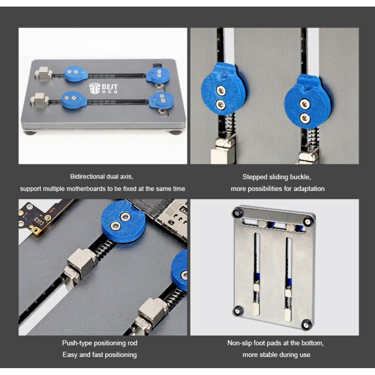 BEST βάση motherboard BST-001N για επισκευή smartphone, 2-axis, 9x13cm - Image 3