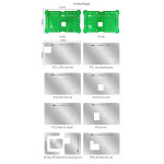 JLY βάση επισκευής motherboard BST-1023APLUS για iPhone, με BGA stencils - Image 4